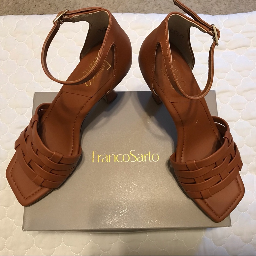 NWOT, FrancoSarto, women heel sandals,